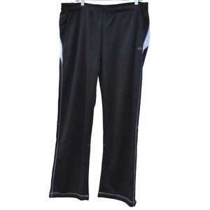 Alo Yoga Cool Fit Wide Leg Sweatpants Men's Large Black Athletic Performance